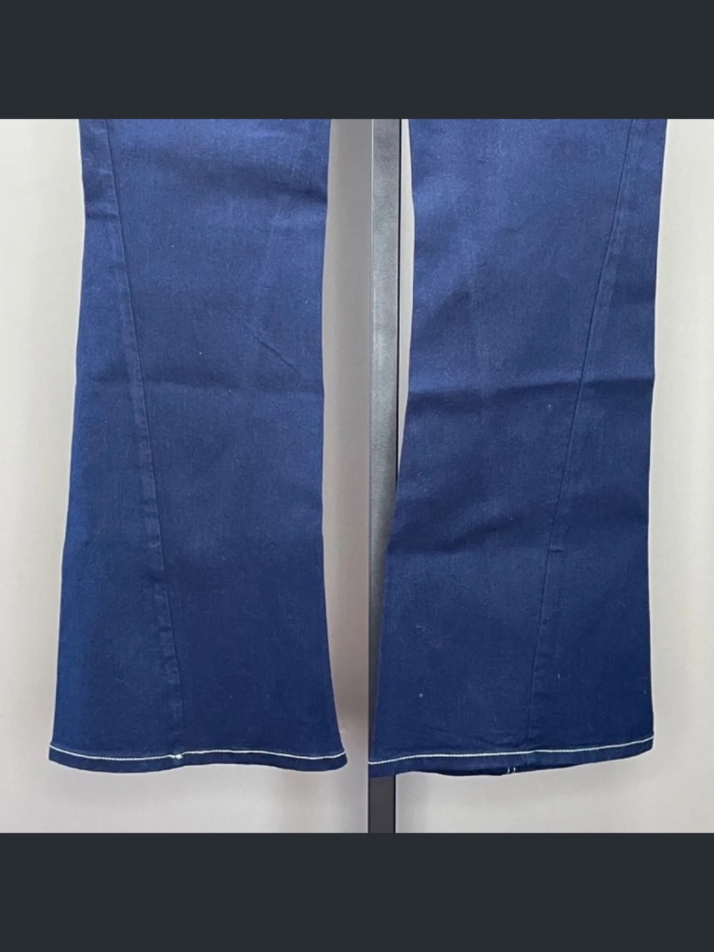 NEW True Religion Pants Womens 31 blue flare Joey designer boho indie - Picture 3 of 12